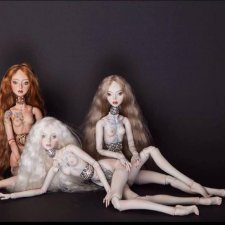 Новая коллекция "Премиум " Виктории Оганян. Шарнирные куклы