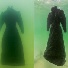 Что произойдет с платьем, если поместить его на два года в Мёртвое море?