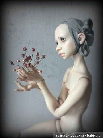 Фарфоровая шарнирная куколка Лидии Снуль (фото 3)