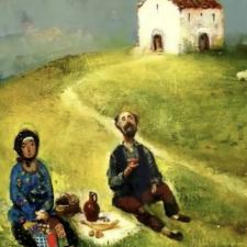 Художник Ладо Тевдорадзе (Lado Tevdoradze)