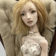 Авторская фарфоровая куколка от Ольги Гудилиной