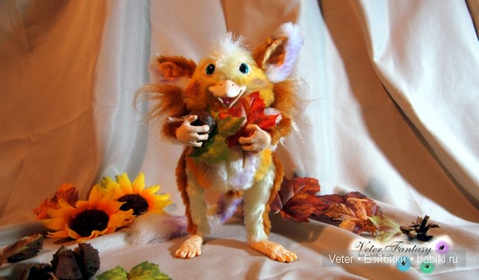 Glymp, Veter Fantasy, Handmade Soft Artist Toy