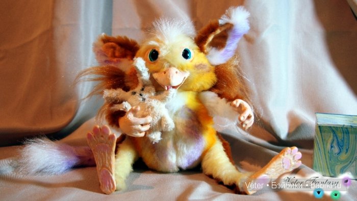 Glymp, Veter Fantasy, Handmade Soft Artist Toy