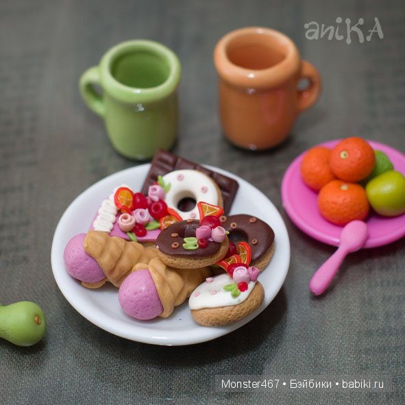 Красивая еда, миниатюра для кукол (фото 3)