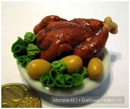 Красивая еда, миниатюра для кукол (фото 2)