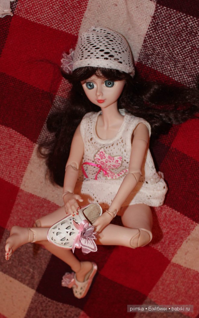 Сандалики или тапоньки... первый опыт обувки для куклы своими руками (фото 2)