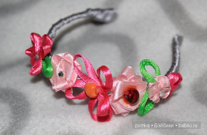 Ободок для девочки-куколки (фото 8)