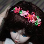 Ободок для девочки-куколки