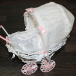 Колясочка из корзиночки (мини мастер класс)