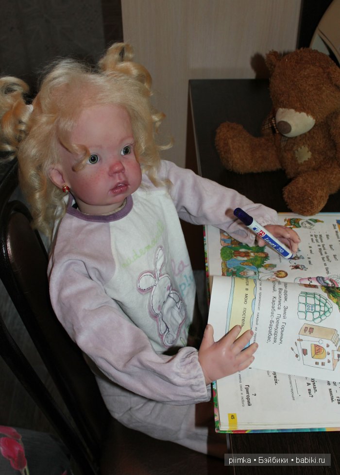 Моя зубастая Тибуша - кукла реборн Маруська