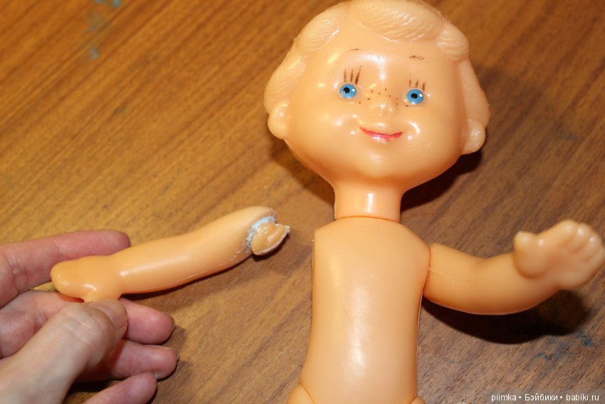 Мой ремонтный завод"ик — Ремонт кукол СССР и ГДР (немок): чернота (фото 8)