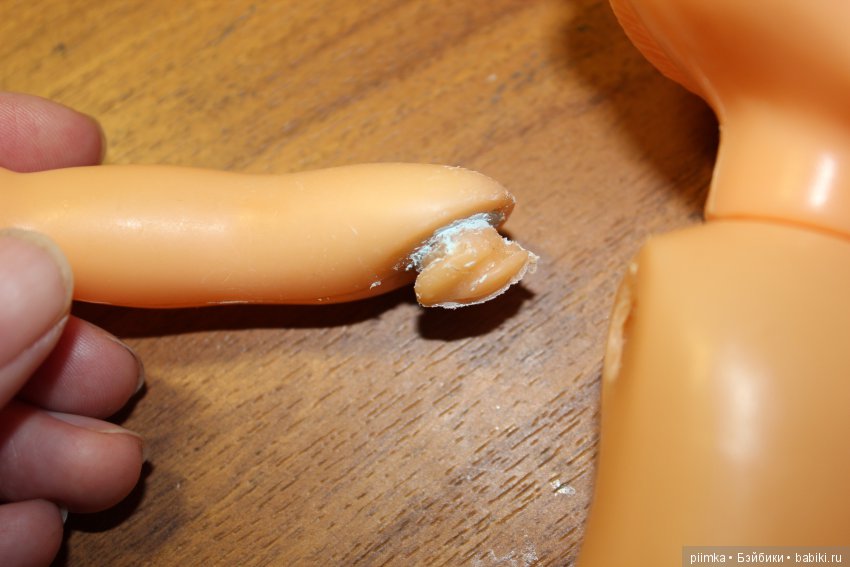 Мой ремонтный завод"ик — Ремонт кукол СССР и ГДР (немок): чернота (фото 9)