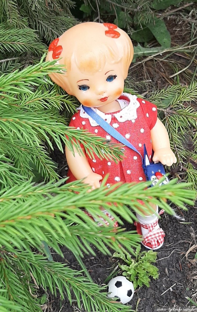 Куколка Юлька — Игрушки СССР и советского детства: резиновые