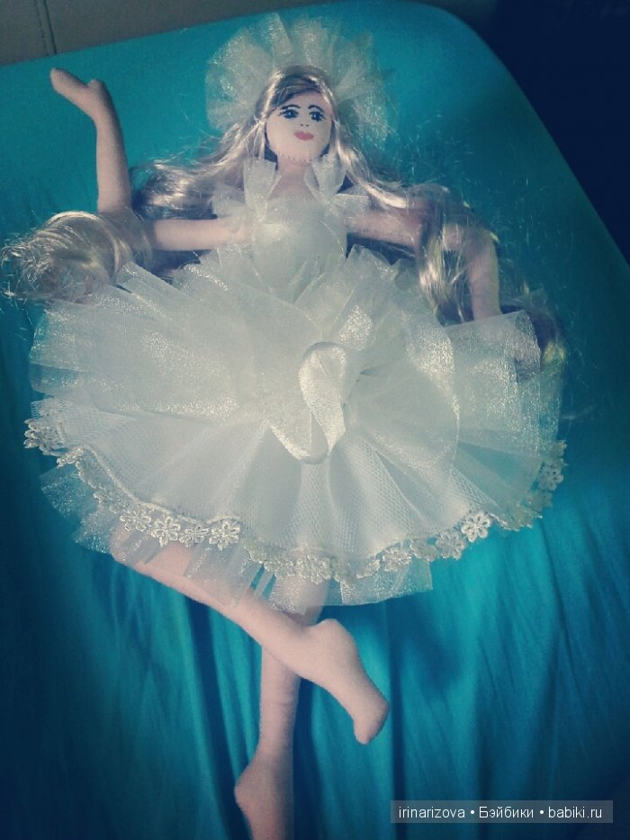 Моя балерина. Кукла из ткани (фото 3)