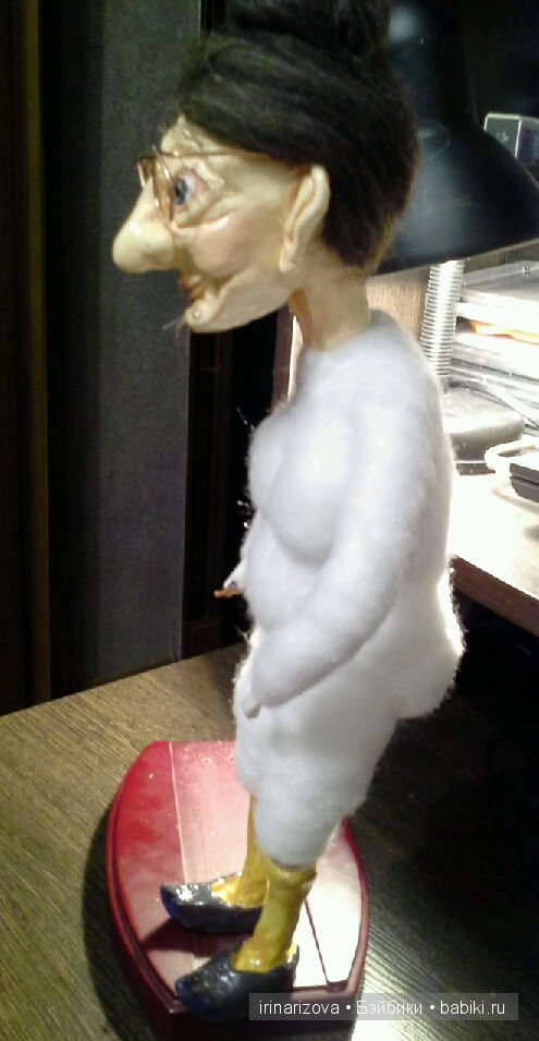 Бабушка Маланья, авторская кукла (фото 10)