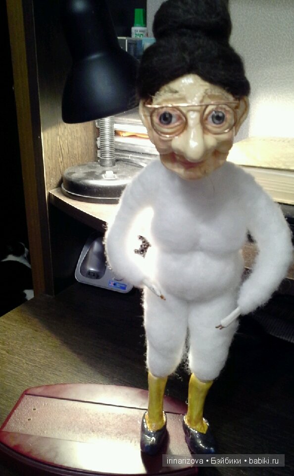 Бабушка Маланья, авторская кукла