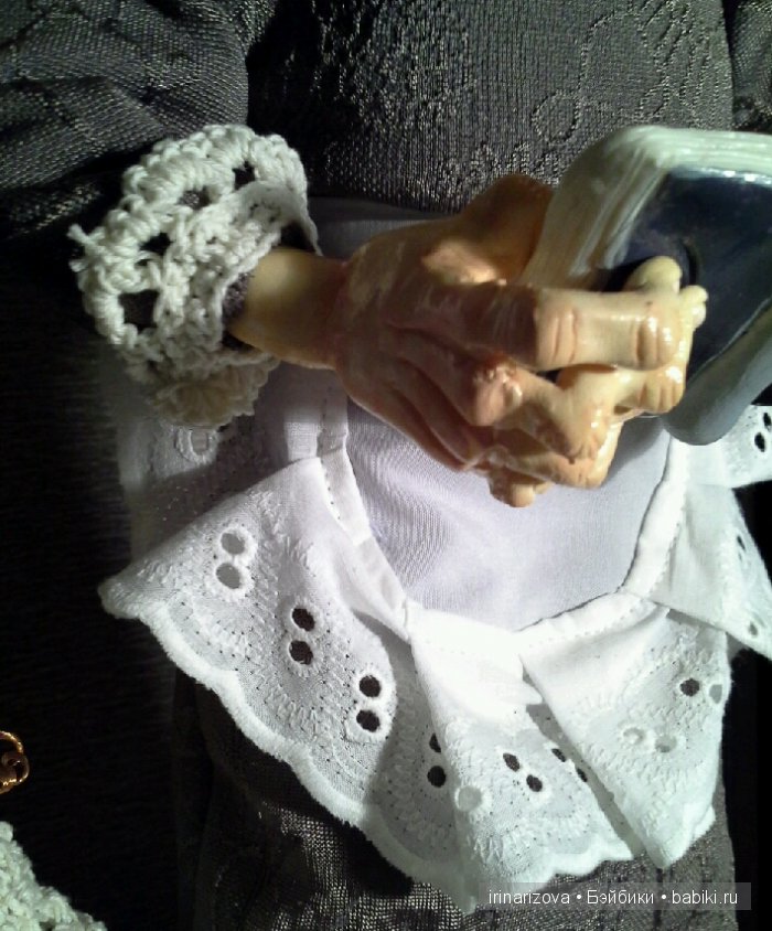 Бабушка Маланья, авторская кукла (фото 4)