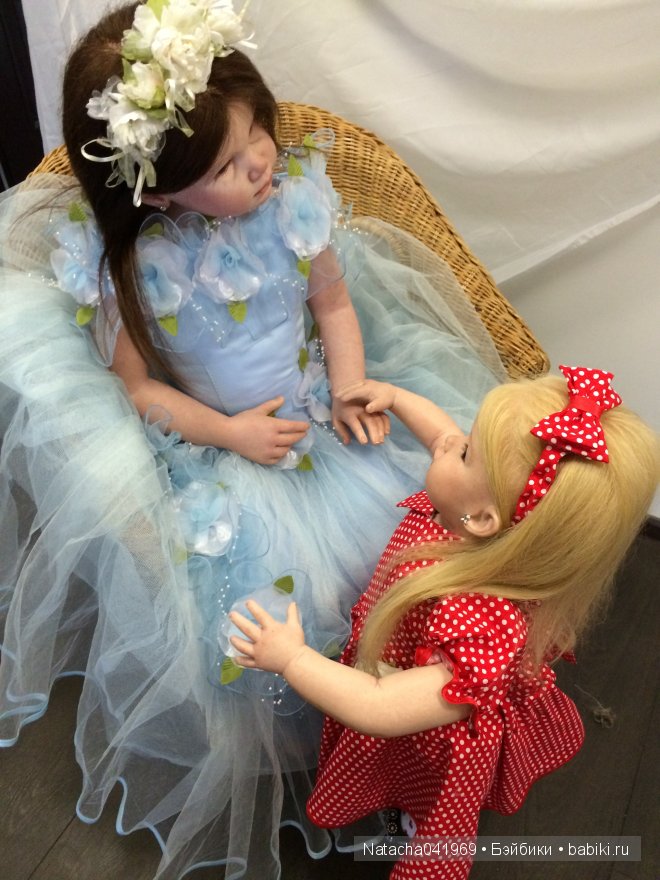 Милена - Нивея или девочка реборн в голубом (фото 7)