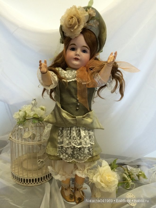 Цветочница Анюта Kestner — Антикварные куклы Kestner (Кестнер) JDK: Хильда (фото 10)