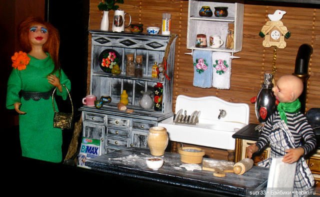 СОСЕДИ.Марго — Авторские миниатюрные куклы: лепка (фото 3)