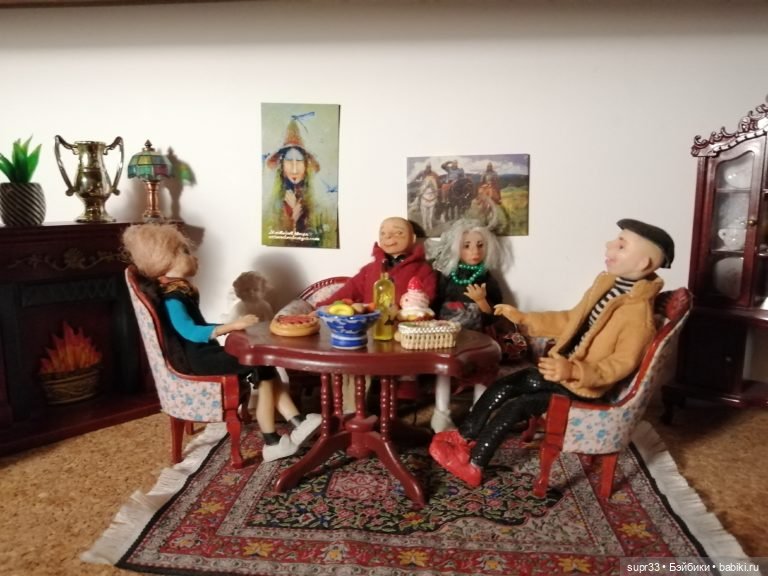 СОСЕДИ.Егор — Авторские миниатюрные куклы: лепка