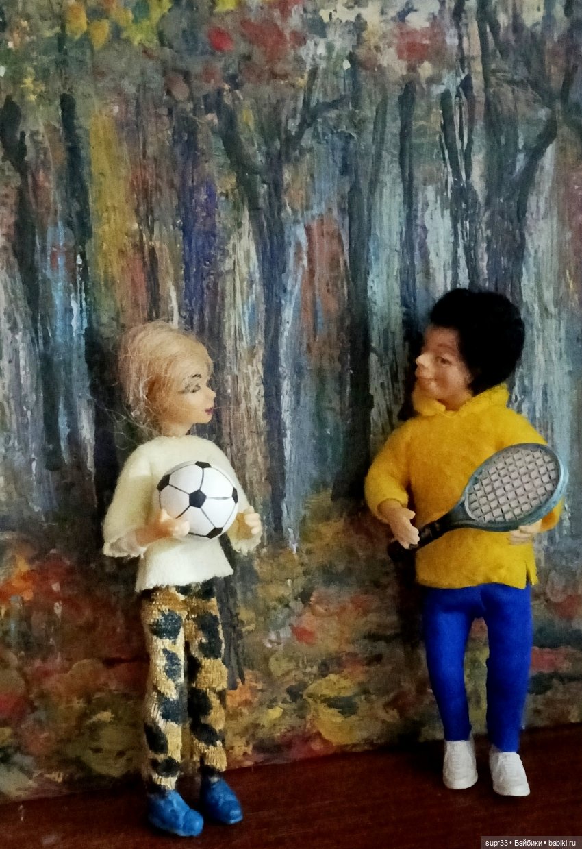 СОСЕДИ.Егор — Авторские миниатюрные куклы: лепка (фото 6)