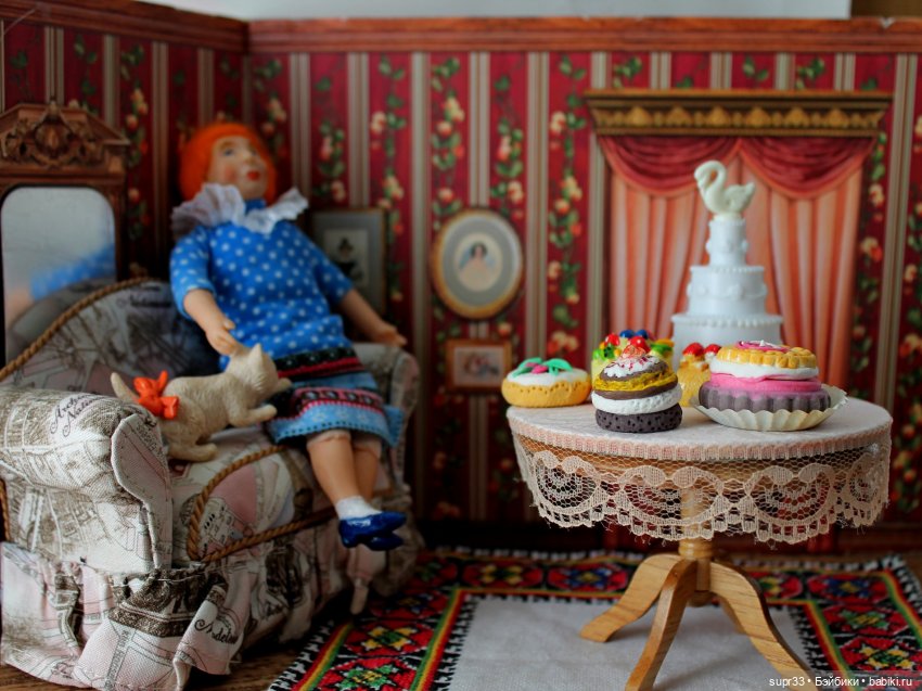 СОСЕДИ.Фрида.Заключение — Авторские миниатюрные куклы: лепка (фото 8)