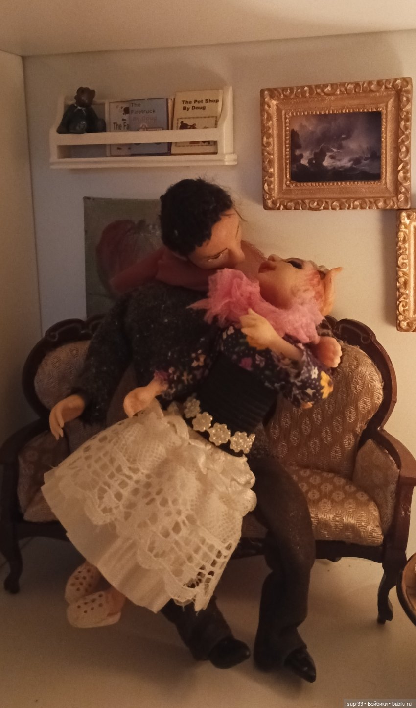 СОСЕДИ.Фрида.Заключение — Авторские миниатюрные куклы: лепка