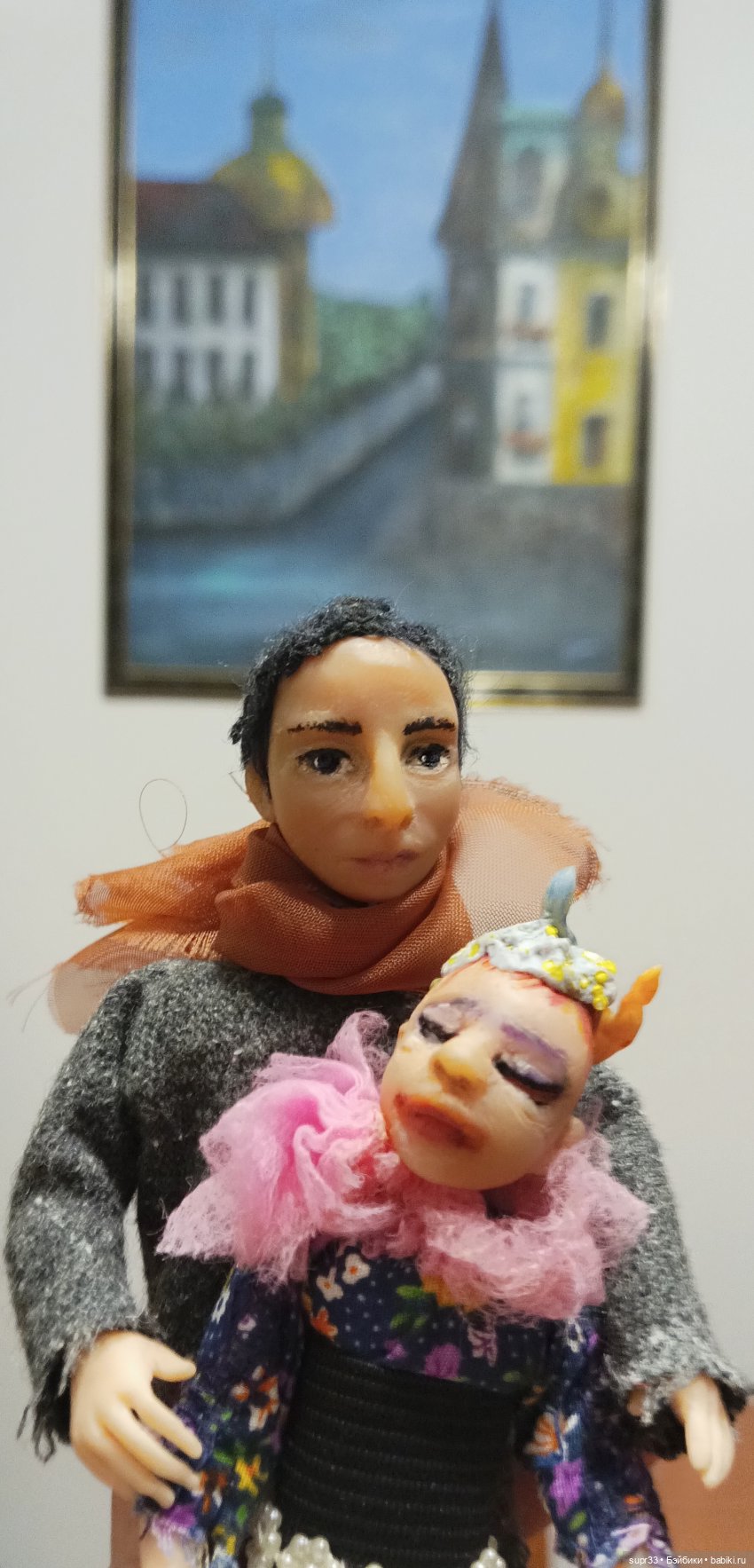 СОСЕДИ.Фрида.Заключение — Авторские миниатюрные куклы: лепка