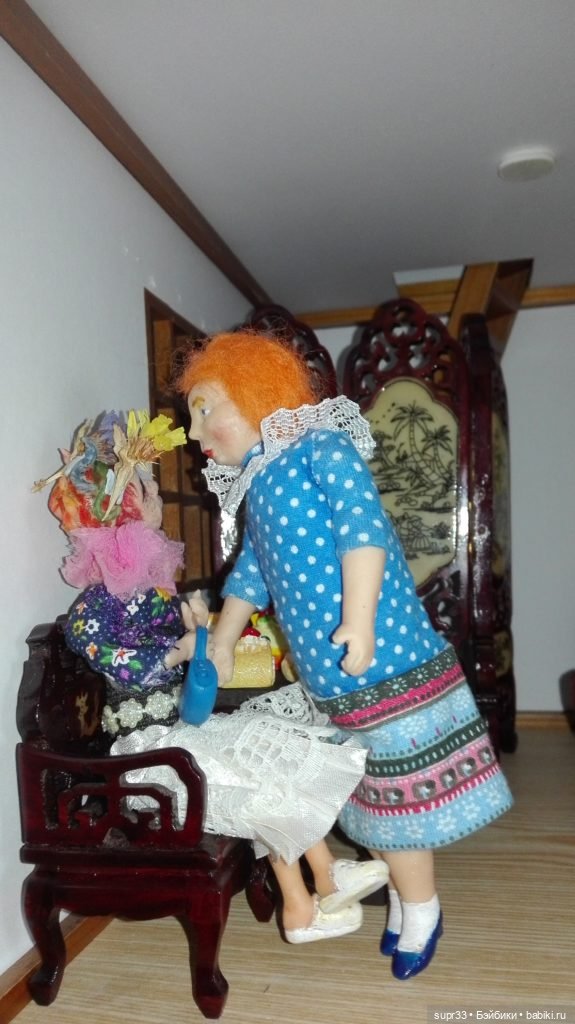 СОСЕДИ.Фрида.Заключение — Авторские миниатюрные куклы: лепка (фото 7)