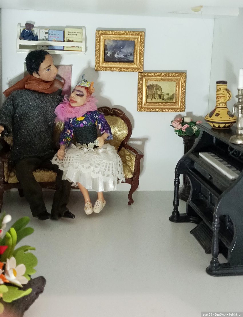 СОСЕДИ.Фрида.Заключение — Авторские миниатюрные куклы: лепка