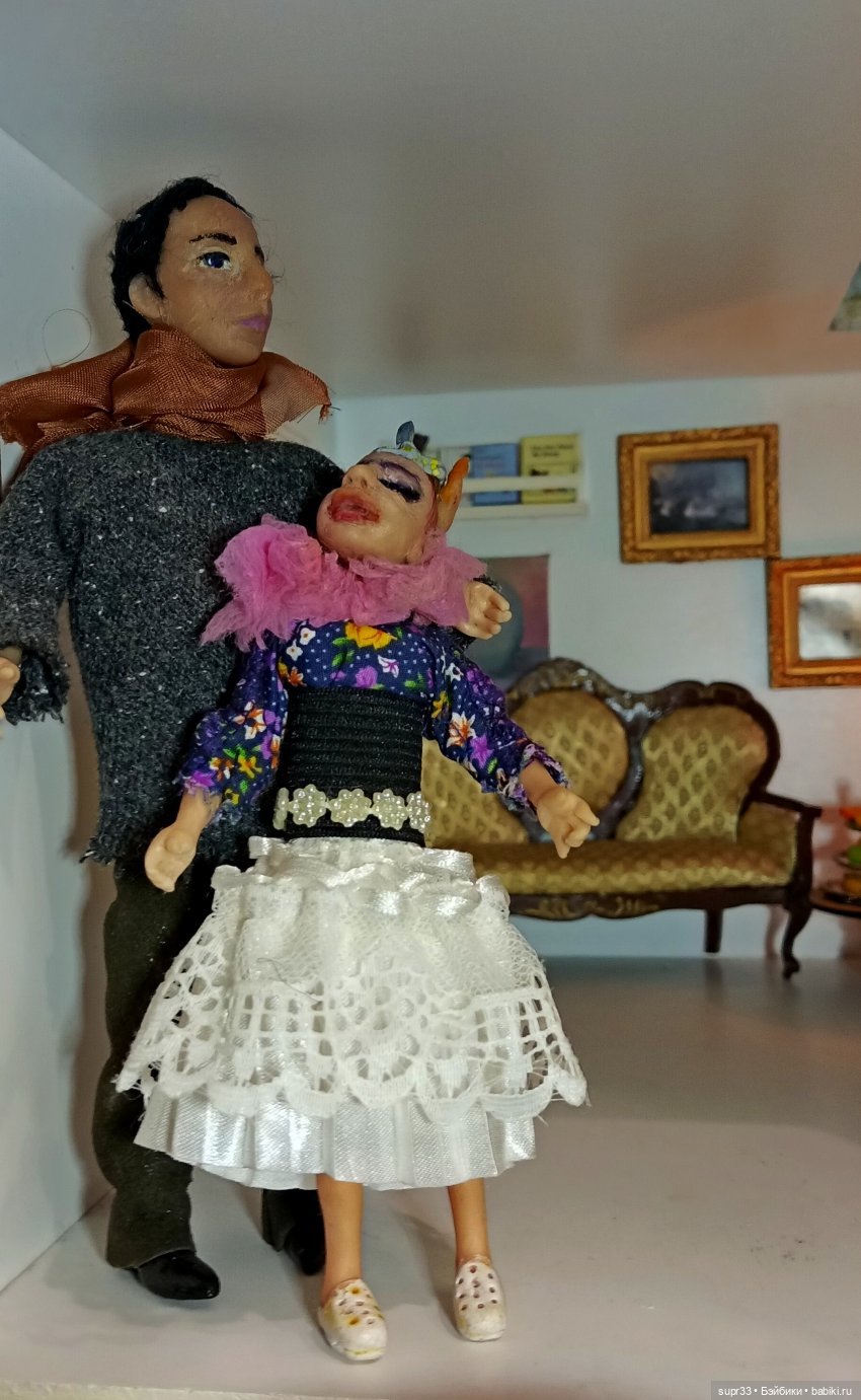 СОСЕДИ.Фрида.Заключение — Авторские миниатюрные куклы: лепка