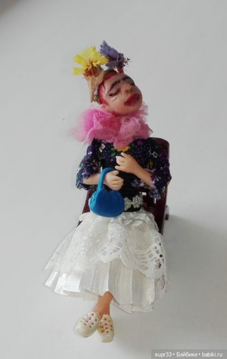 СОСЕДИ.Фрида.Заключение — Авторские миниатюрные куклы: лепка