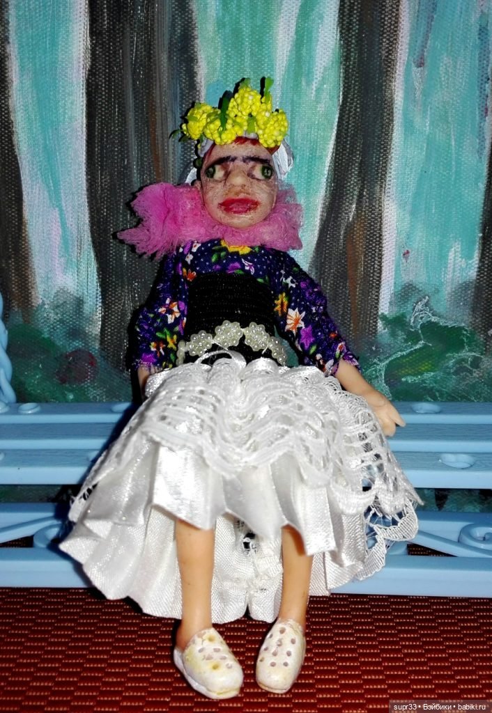 СОСЕДИ.Фрида.Заключение — Авторские миниатюрные куклы: лепка (фото 10)