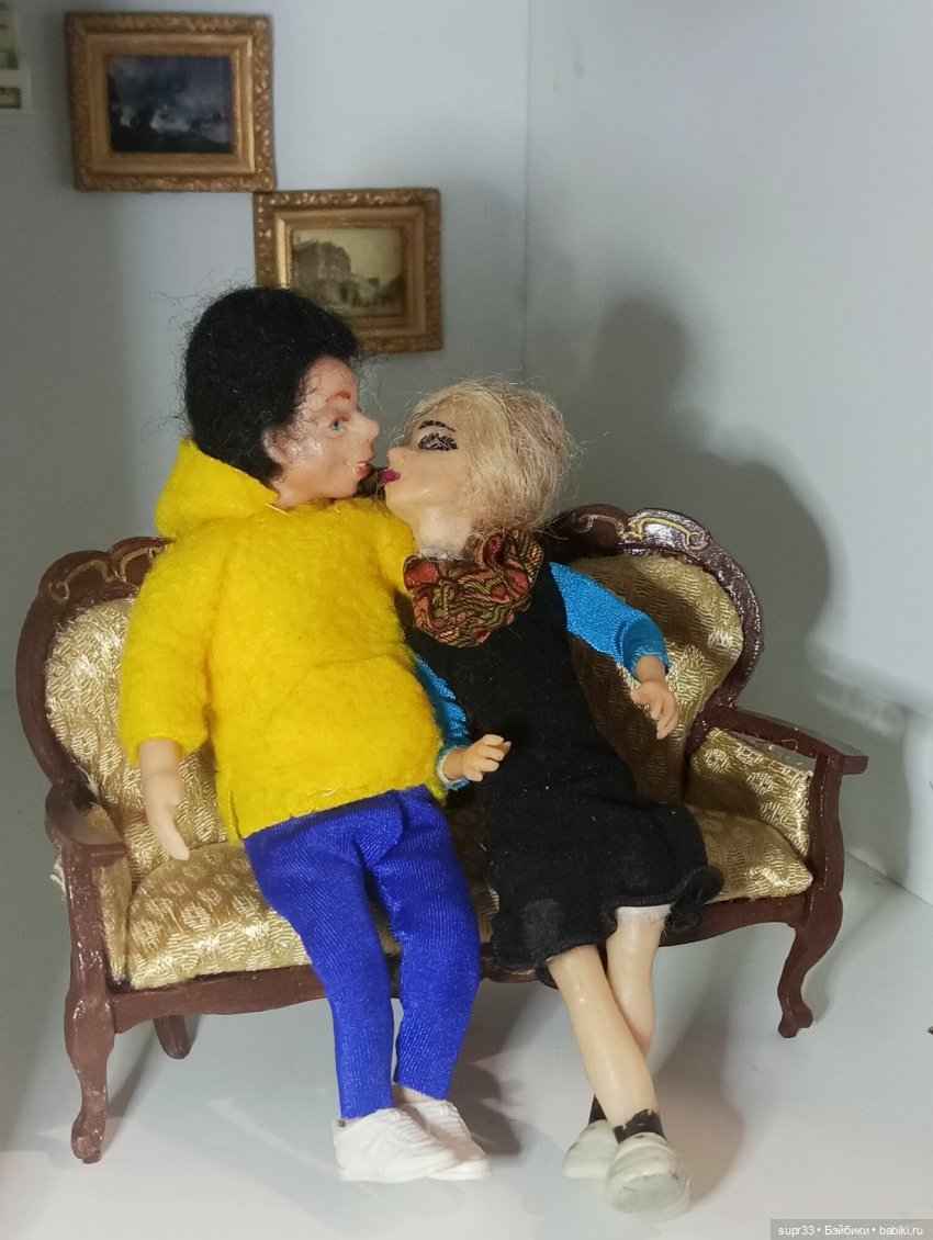 СОСЕДИ.Фрида.Заключение — Авторские миниатюрные куклы: лепка