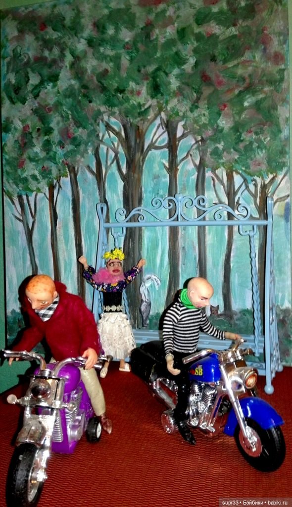 СОСЕДИ.Фрида.Заключение — Авторские миниатюрные куклы: лепка (фото 9)