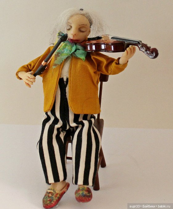 СОСЕДИ.Фрида.Заключение — Авторские миниатюрные куклы: лепка (фото 5)