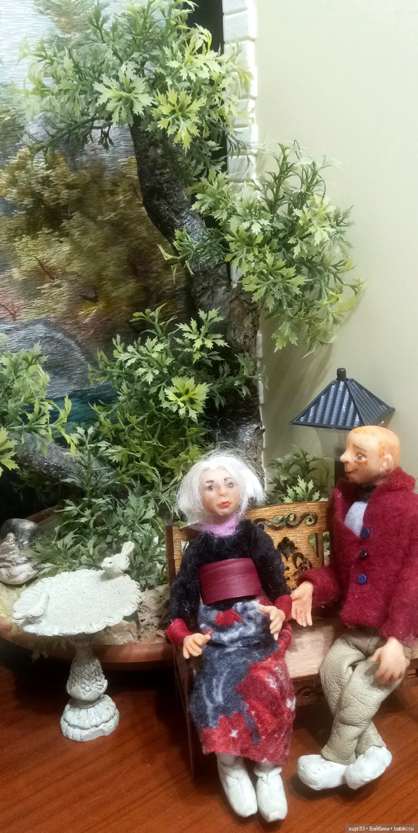 Мечты сбываются.Нонна — Авторские миниатюрные куклы: лепка (фото 2)