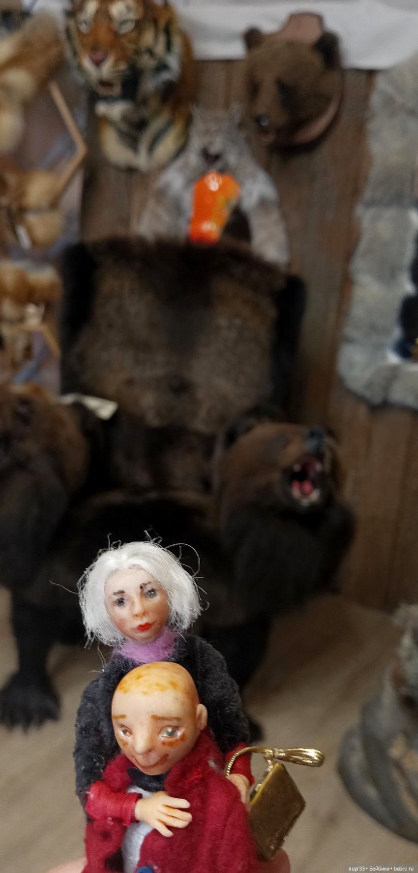 Экскурсия.Продолжение — Авторские миниатюрные куклы: лепка (фото 7)