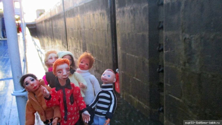 СОСЕДИ.Часть3. Теплоход — Авторские миниатюрные куклы: лепка (фото 8)