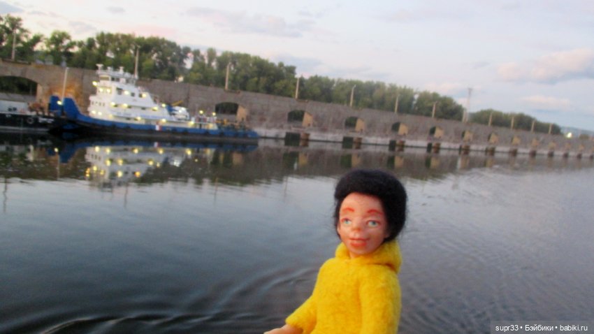 СОСЕДИ.Часть3. Теплоход — Авторские миниатюрные куклы: лепка (фото 7)