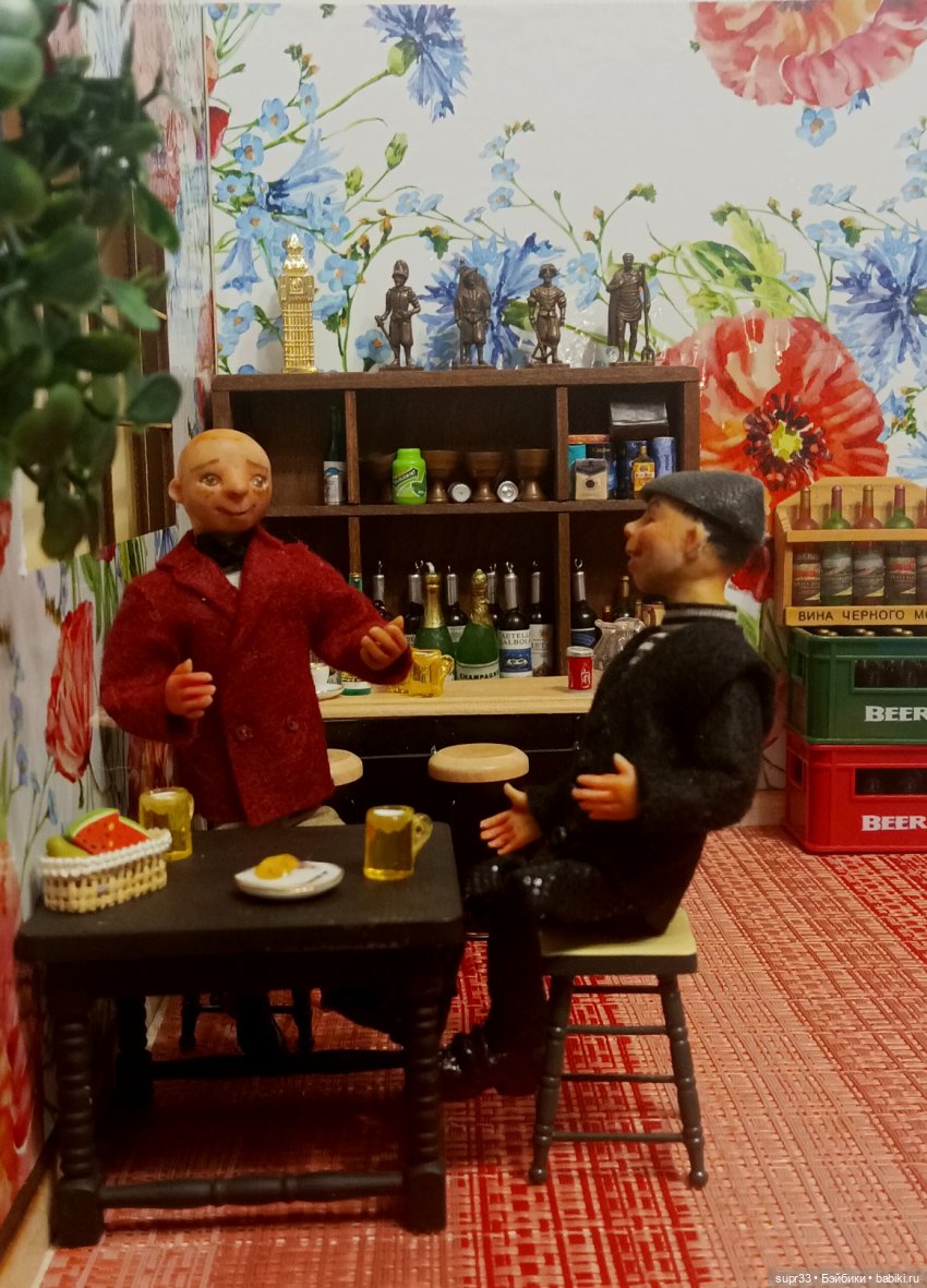 СОСЕДИ.Часть 3.Роды — Авторские миниатюрные куклы: лепка (фото 3)