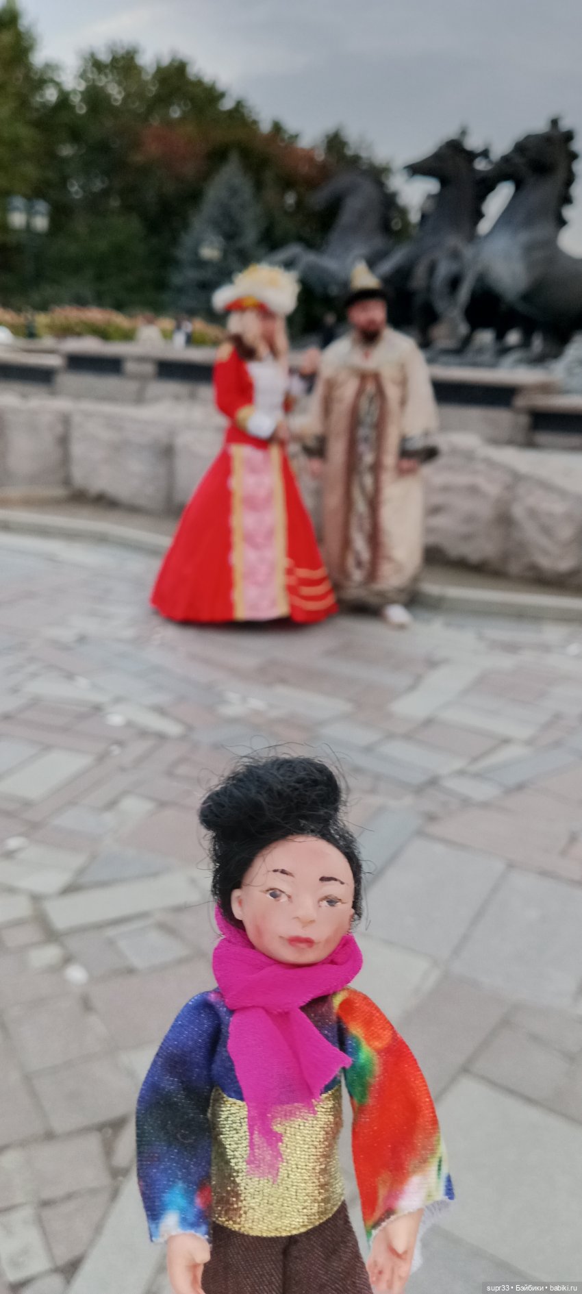 СОСЕДИ.Часть 3.Роды — Авторские миниатюрные куклы: лепка (фото 5)