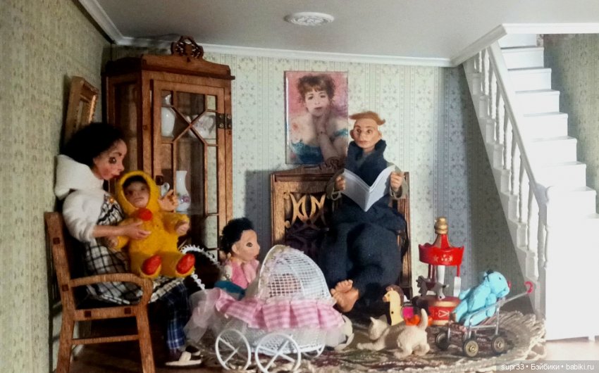 Совсем как люди.Махатма | Бэйбики Совсем как люди.Махатма — Авторские миниатюрные куклы: лепка (фото 2)