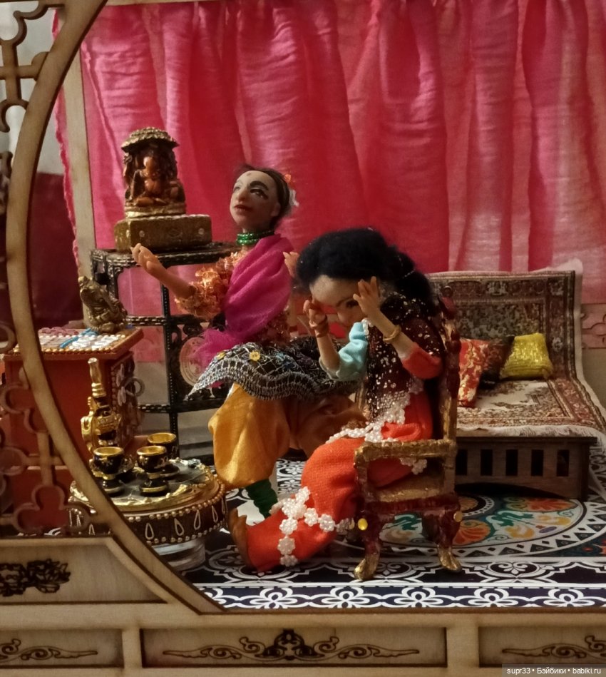 Совсем как люди.Махатма | Бэйбики Совсем как люди.Махатма — Авторские миниатюрные куклы: лепка (фото 7)