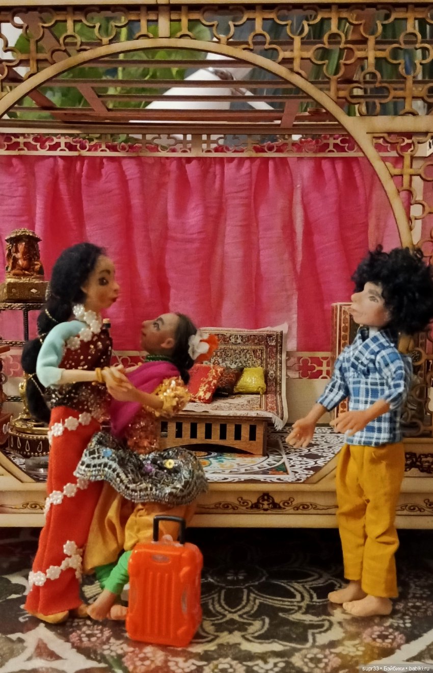 Совсем как люди.Махатма | Бэйбики Совсем как люди.Махатма — Авторские миниатюрные куклы: лепка (фото 5)