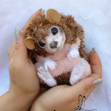 Ёжики из серии Лес на ладошке