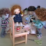 Как мы обновки мастерили. Одежда для кукол БЖД