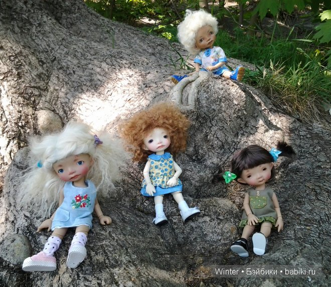 (Irrealdoll Enyo, Ino, Dryo), Даренкой (Irrealdoll Dryo) и Кэти (Irrealdoll Ino)