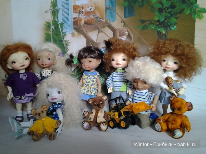 Семеро любимых малышей Irrealdoll